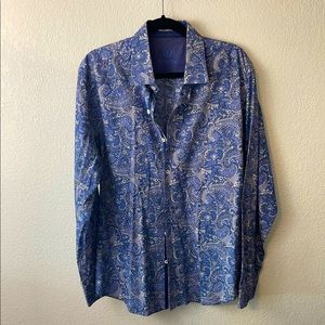 Bugatchi Shaped Fit Dress Shirt